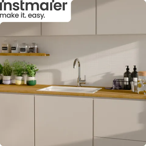 instmaier Niederdruck Küchenarmatur Leona | 360° schwenkbar | Wasserhahn Küche | Spültischarmatur Chrom | Hoher Auslauf | mit Zentralverschraubung