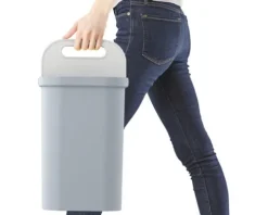 Joseph & Joseph Mülleimer mit offener Einwurföffnung GoRecycle Anzahl Fächer 2 14 Liter 32 Liter hellblau 30112