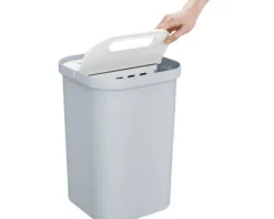 Joseph & Joseph Mülleimer mit offener Einwurföffnung GoRecycle Anzahl Fächer 2 14 Liter 32 Liter hellblau 30112
