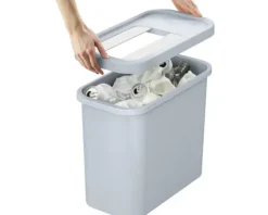 Joseph & Joseph Mülleimer mit offener Einwurföffnung GoRecycle Anzahl Fächer 2 14 Liter 32 Liter hellblau 30112