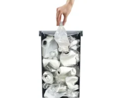 Joseph & Joseph Mülleimer mit offener Einwurföffnung GoRecycle Anzahl Fächer 2 14 Liter 32 Liter hellblau 30112
