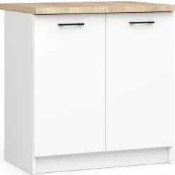 Küchenarbeitsplatte AKORD S80 Oliwia Unterschränke Sonoma-Eiche 80 cm B80 x H3,2 x T60 cm
