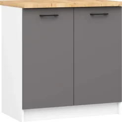 Küchenarbeitsplatte Für Unterschränke OLIWIA S80 Craft Eiche 80 cm B80xH3,2xT60 cm