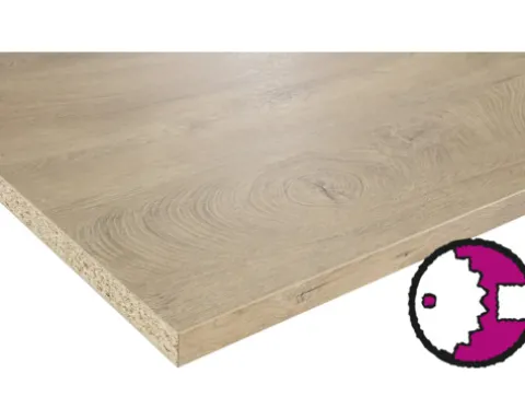 Küchenarbeitsplatte K5414 Eiche Endgrain Classic 4100 x | HORNBACH