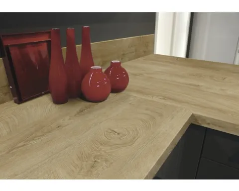 Küchenarbeitsplatte K5414 Eiche Endgrain Classic 4100 x | HORNBACH