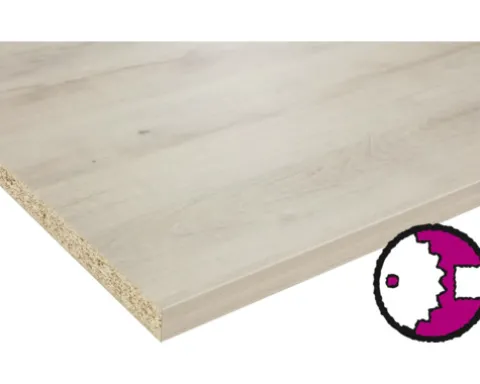 Küchenarbeitsplatte K4410 Eiche 4100 x 635 x 38 mm | HORNBACH