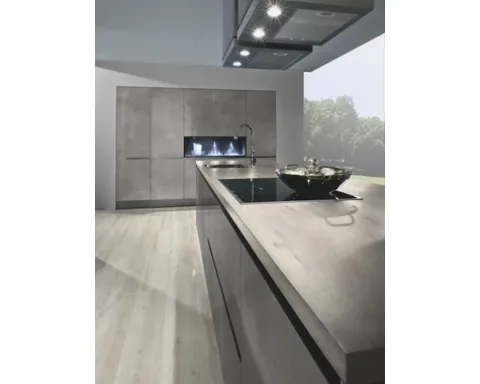 Küchenarbeitsplatte 44375 Oxid grau 4100 x 635 x 38mm | HORNBACH