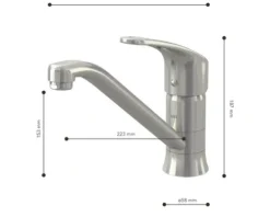 Küchenarmatur Lenz KELA nickel matt 44830022