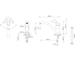 Küchenarmatur Lenz KONO nickel matt 45330022