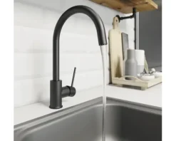Küchenarmatur Lenz LIO schwarz matt 42040051