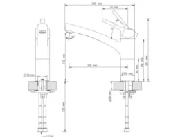 Küchenarmatur Lenz NEXO2 chrom glänzend 46060002