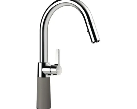 Küchenarmatur mit Einhebelmischer SC-520 silverstone 555120