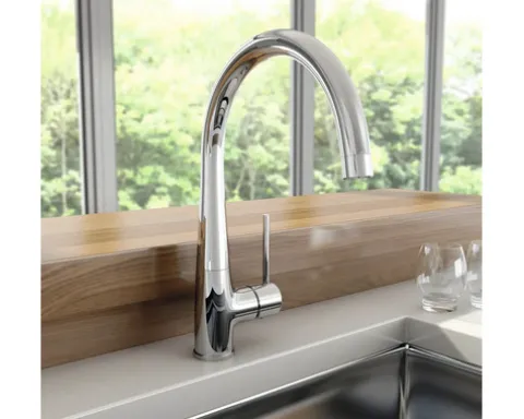 Küchenarmatur mit Einhebelmischer Lenz Malu chrom glänzend 45030002