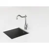 Küchenarmatur mit Einhebelmischer RESI edelstahlfinish 513000