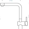 Küchenarmatur mit Einhebelmischer EPOS puro 540027