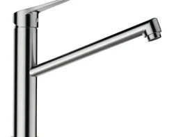 Küchenarmatur mit Einhebelmischer Schock Metis edelstahlfinish 526000