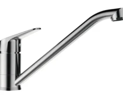 Küchenarmatur mit Einhebelmischer Schock Evinas edelstahlfinish 577000