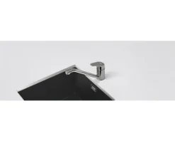 Küchenarmatur mit Einhebelmischer Schock Evinas edelstahlfinish 577000
