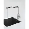 Küchenarmatur mit Einhebelmischer Schock Keto edelstahlfinish 518120