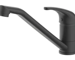 Küchenarmatur mit Einhebelmischer Lenz AURORA schwarz matt 46040951