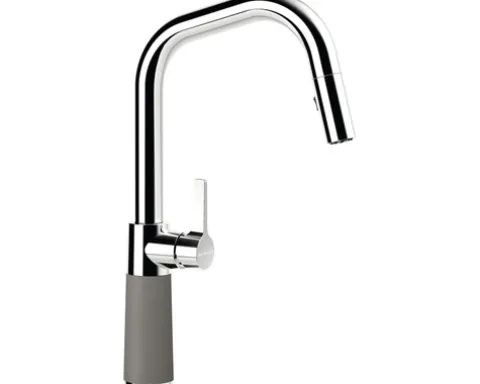 Küchenarmatur mit Einhebelmischer SC-530 silverstone 556120