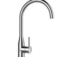 Küchenarmatur mit Einhebelmischer KAVUS edelstahlfinish 559000