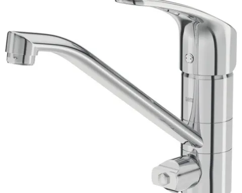 Küchenarmatur mit Geräteanschluss Lenz Kela chrom glänzend 44831002