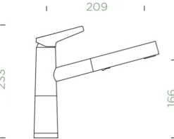 Küchenarmatur mit Handbrause Schock SC-510 dusk 554120