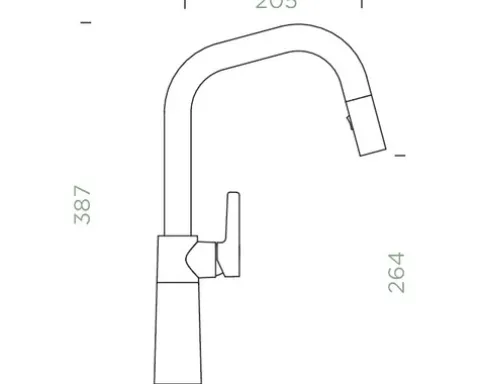 Küchenarmatur mit Handbrause Schock SC-530 dusk 556120