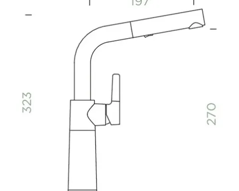 Küchenarmatur mit Handbrause Schock SC-541 dusk 557120