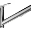Küchenarmatur mit Handbrause Schock Evinas edelstahlfinish 577120