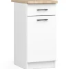 Küchenmöbelset AKORD OLIWIA G1 Weiß 180 cm 6 Turen Schublade 6 Ebenen B180 x H174 x T46 cm