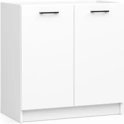 Küchenmöbelset AKORD OLIWIA G1 Weiß 180 cm 6 Turen Schublade 6 Ebenen B180 x H174 x T46 cm
