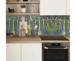 Küchenrückwand mySpotti Profix Kräuter der Provence 100 x 60 cm PX-10060-207-HB
