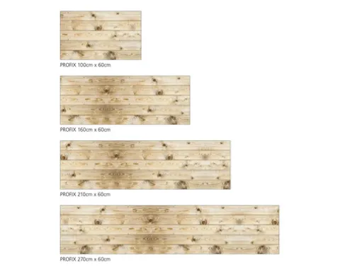 Küchenrückwand mySpotti Profix Gerhard Holzoptik 100 x 60 cm PX-10060-1320-HB