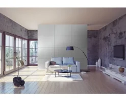 Küchenrückwand Alu Champagner 1200x800x3 mm