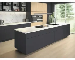 Küchenrückwand Marmor Weiss EHW402 / Chromix Silber EHW836 2800 x 640 x 9,2 mm