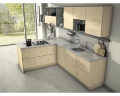 Küchenrückwand Marmor Weiss EHW402 / Chromix Silber EHW836 2800 x 640 x 9,2 mm