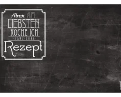 Küchenrückwand mySPOTTI memo Rezept 59x41 cm