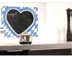 Küchenrückwand mySPOTTI memo Wiesn Herz 59x41 cm