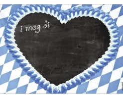 Küchenrückwand mySPOTTI memo Wiesn Herz 59x41 cm