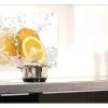 Küchenrückwand mySPOTTI pop Aqua-Orange 59x41 cm