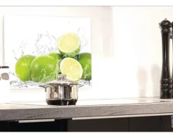 Küchenrückwand mySPOTTI pop Aqua-Limetten 59x41 cm