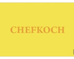 Küchenrückwand mySPOTTI pop Chefkoch yel. 59x41 cm