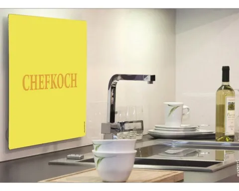 Küchenrückwand mySPOTTI pop Chefkoch yel. 59x41 cm