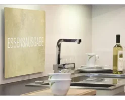 Küchenrückwand mySPOTTI pop Essen gold 59x41 cm