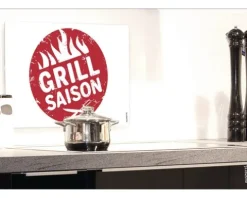 Küchenrückwand mySPOTTI pop Grillsaison 59x41 cm