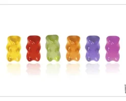 Küchenrückwand mySPOTTI pop Gummibärchen 59x41 cm