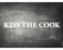Küchenrückwand mySPOTTI pop Kiss the cook 59x41 cm