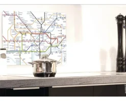 Küchenrückwand mySPOTTI pop Subway London 59x41 cm